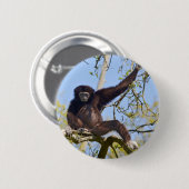 Weißbüffel im Baum Button (Vorne & Hinten)