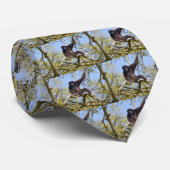 Weißbüffel im Baum Krawatte (Gerollt)