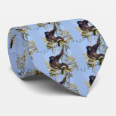 Weißbüffel im Baum Krawatte (Gerollt)