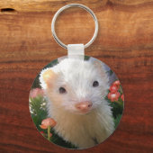 Weißbüffel Schlüsselanhänger (Vorderseite)