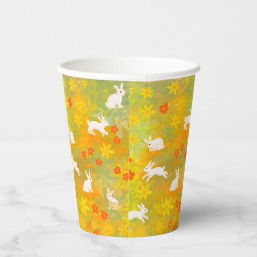 Weißbüschel Papiertasse Pappbecher (Rechts)