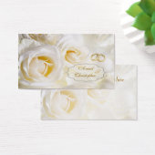 Weißcreme-Rose Hochzeitsgeschenk/Tag (Schreibtisch)