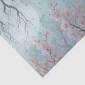 Weißdrache im Frühling Seidenpapier (Detail)