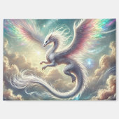 Weißdrache Magnet (Vorderseite)