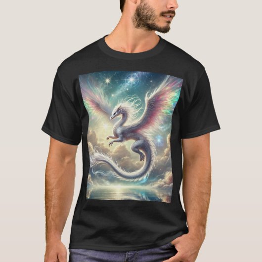 Weißdrache T-Shirt (Vorderseite)