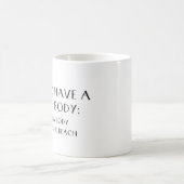 Weiße 11 oz Klassische Tasse (Mittel)