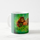 Weiße 325 ml Classic White Tasse (Vorderseite Links)