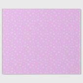 Weiße 3-D-Schneeflocken auf orchigem Hintergrund Geschenkpapier (Flach)