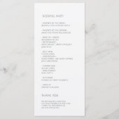 Weiße 3D-Rosen Floral Programm (Rückseite)