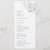 Weiße 3D-Rosen Floral Programm (Vorderseite)