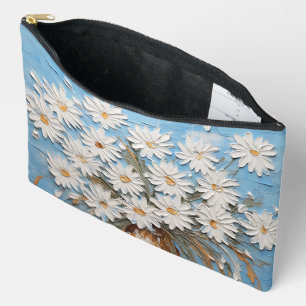 WEISSE 3D SEHEN DIE BLUME DER TAISE AUS ZUBEHÖRTASCHE