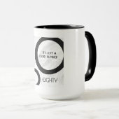 Weiße 80-Jahrzehnte Geburtstag Tasse (VorderseiteRechts)