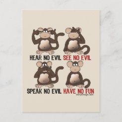 Drei Affen Poster | Zazzle.de