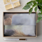 Weiße Afrikanische Lion Seidenpapier (Geschenk)