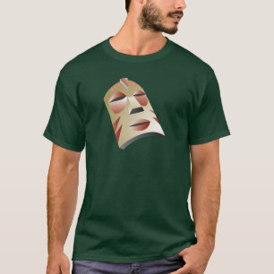 Weiße afrikanische Maske T-Shirt