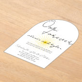 Weiße Akryleinladung - Minimalistisches Design der Acryleinladungen (Ablage )