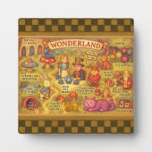 Weiße Alice im Wunderland Fotoplatte (Vorderseite)