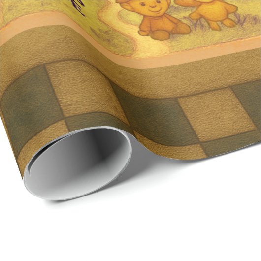 Weiße Alice im Wunderland Geschenkpapier (Rolleneckpunkt)