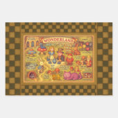 Weiße Alice im Wunderland Geschenkpapier Set (Vorderseite 2)