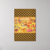 Weiße Alice im Wunderland Leinwanddruck (Vorderseite)