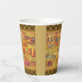 Weiße Alice im Wunderland Pappbecher (Links)