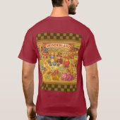 Weiße Alice im Wunderland T-Shirt (Rückseite)