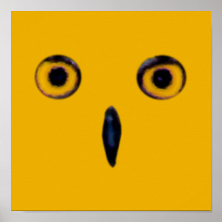 Weiße alte Augen Poster