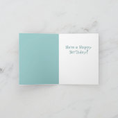 "Weiße Alte Eule" Karte (Innenseite)