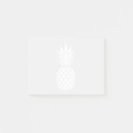 Weiße Ananas Post-it Klebezettel