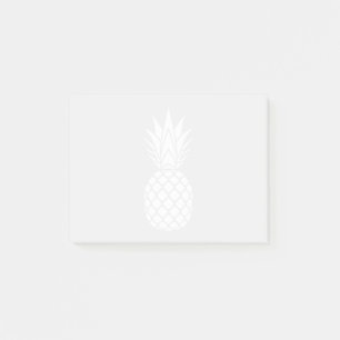 Weiße Ananas Post-it Klebezettel