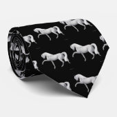 Weiße andalusische PferdeKrawatte Krawatte (Gerollt)