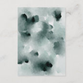 Weiße Anemonen und Rose Hochzeitsdetails Begleitkarte (Rückseite)