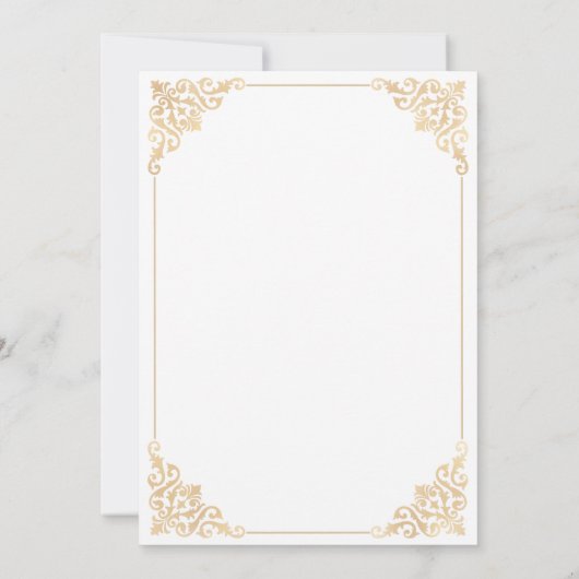 Weiße Ankündigung Datum freihalten (Rückseite)