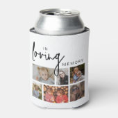 Weiße Anwendung im Love Memory 12 FotoCollage Dosenkühler (Kanne Vorderseite)