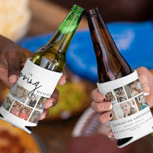 Weiße Anwendung im Love Memory 12 FotoCollage Dosenkühler