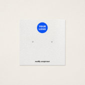 Weiße Anzeige für die Aufnahme Ihrer Logos (Vorderseite)