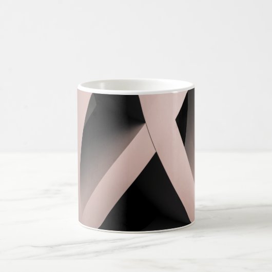 WEISSE ARCHITEKTURELLE DESIGN KAFFEETASSE (Mittel)