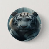 Weiße Armband-Tiger-Taste Button (Vorderseite)