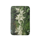 Weiße Astilbe Gloriosa Gänseblümchen Badematte (Vorderseite Vertikal)