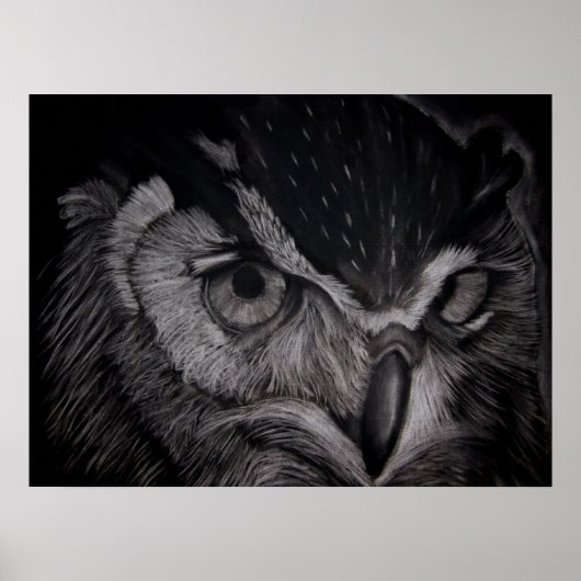 Weiße Augen Poster (Vorne)