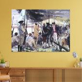 Weiße Augen von Ken Riley Print Leinwanddruck (Insitu (Wohnzimmer))