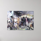 Weiße Augen von Ken Riley Print Leinwanddruck (Vorderseite)