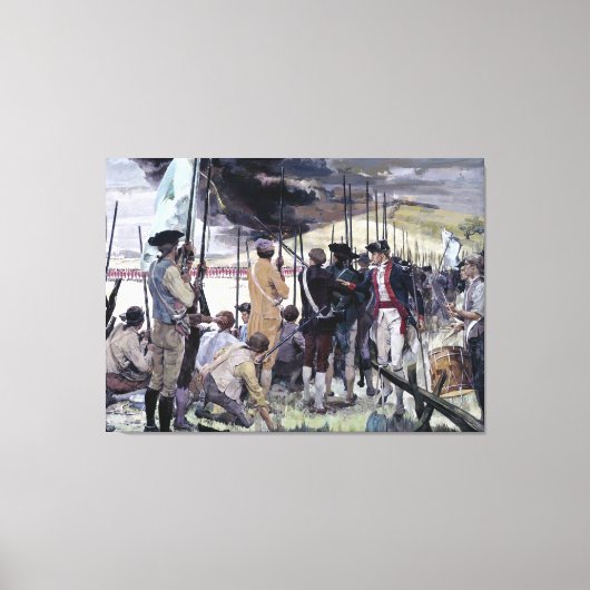 Weiße Augen von Ken Riley Print Leinwanddruck (Vorderseite)