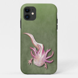 Weiße Axolotl "Walking Fish" Kunst, Dichtung und M Case-Mate iPhone Hülle