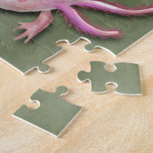 Weiße Axolotl "Walking Fish" Kunst, Dichtung und M Puzzle (Seite)