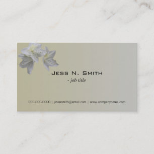 weiße azalea Blume einfache Visitenkarten. Visitenkarte