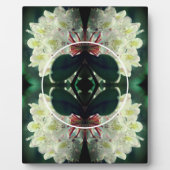 Weiße Azalea Blume Ihr Foto hinzufügen Fotoplatte (Vorderseite)