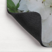 Weiße Azalee Mousepad (Ecke)