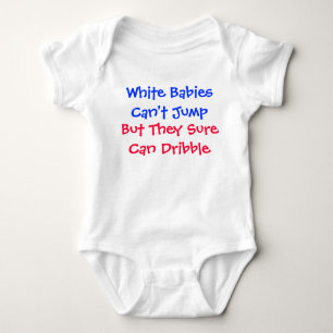 Weiße Babys können nicht springen Baby Strampler