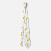 Weiße Banane-Krawatte Krawatte (Rückseite)